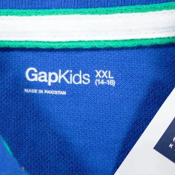 Gap Kids Blue Polo Shirt XXL - Picture 2 of 3
